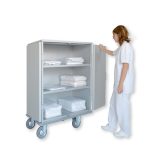 Carrello per lavanderia ospedaliera in alluminio varie misure
